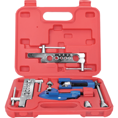 D114000 - Kit de Flareado y Abocardado / Tubo 3-19 mm / Cobre, Latón y Aluminio / Incluye Cortatubos y Expansor