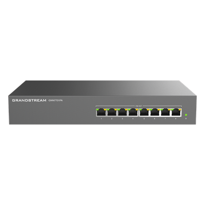 GWN7701PA - Grandstream Networks GWN7701PA dispositivo de redes No administrado Gigabit Ethernet (10/100/1000) Negro, Montaje en rack