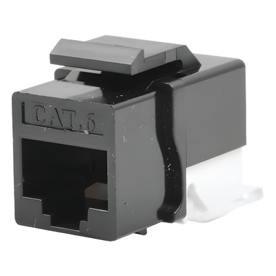 LP-KJ-610-BK - Módulo Jack Cat6 sin herramienta (toolless) keystone - Color Negro