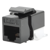 LP-KJ-610-BK - Módulo Jack Cat6 sin herramienta (toolless) keystone - Color Negro