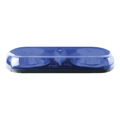 X606-SB - Mini Barra de Luces / 18 LED Gen III / 25 Patrones / Azul / 12 VCC / 1.3 ft x 0.66 ft x 0.21 ft / Montaje Succión e Imán