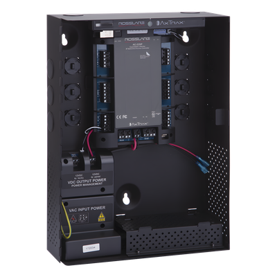 AC-215IP-BU - Controlador de Acceso IP / 2 Lectoras Wiegand / 30,000 Tarjetas / 20,000 Eventos / Gabinete con Fuente 12VDC 4A / TCP-IP y RS485