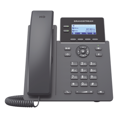GRP2602W - Grandstream Networks GRP2602W teléfono IP Negro LCD Wifi, Terminal con conexión por cable, En banda, Fuera de banda