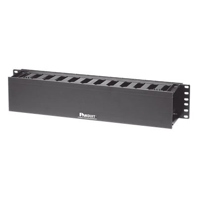 WMPF1E - Organizador de Cables Horizontal / Rack 19in / 2UR / Frontal / PatchLink / ABS