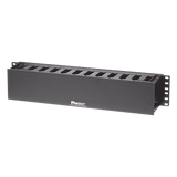 WMPF1E - Organizador de Cables Horizontal / Rack 19in / 2UR / Frontal / PatchLink / ABS