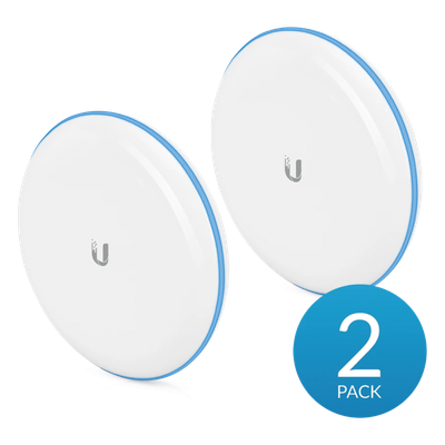 UBB - Kit Puente Edificio a Edificio / 1.7+ Gbps / 60 GHz + 5 GHz redundante / 500 m (1640 ft) / 17.2 dBi