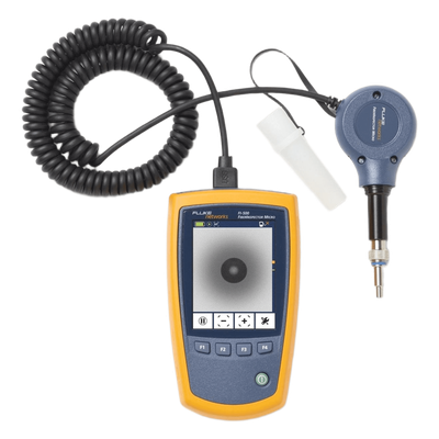 FI-500 - Cámara de Inspección de Fibra Óptica / 5 MP / Zoom 200X / Pantalla 3.2" / Conectores SC-LC / Batería 3 Horas
