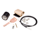 223-1584 - Kit de aterrizaje Estándar para cable coaxial de 1/4", 3/8", CNT-400, 9913. Longitud del conductor 60".