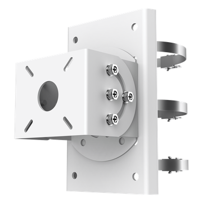 DS-PRB-1310 - Montaje para Poste con Montaje para Pared / Acero / 7.9' x 5.1' x 2.8' / 2000 g / Blanco / Compatible con Radar