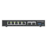 GCC6010 - Grandstream Networks GCC6010 dispositivo de redes Gigabit Ethernet (10/100/1000) Energía sobre Ethernet (PoE) Negro, Plata