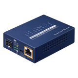 GUP-805A-60W - Convertidor de Medios PoE++ / 1x RJ45 Gigabit / 1x SFP 100/1000BASE-X / 60W 802.3bt / Cat5e/6 4-Pares