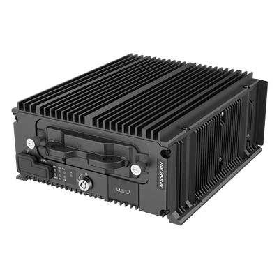 AE-MN7083(1T/SSD)(M12) - NVR Móvil / 16 Canales IP / 8 Puertos PoE / 2 Bahías HDD 2.5" / Alimentación 9-32VDC / GPS Integrado / -30°C a 60°C