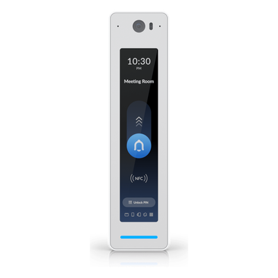 UA-G3-PRO-W - Lector de Acceso IP / 2 Megapixel / NFC / PIN / Reconocimiento Facial / PoE / Intercomunicador Bidireccional / IP55 / Pantalla Táctil 4.7"