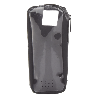 FSMIC-A25 - Funda de Piel Reforzada / Visor Frontal Transparente / Cierre Metálico / Compatible IC-A25