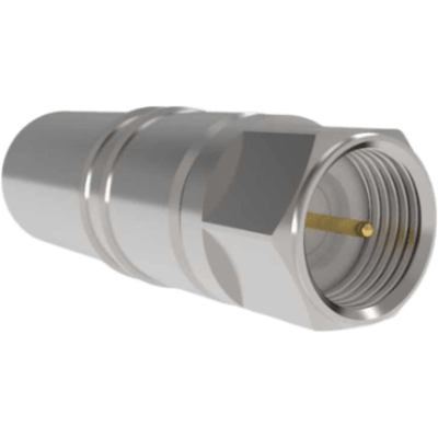 EZ400FM75X - Conector F-Macho / Plegable / Pin Cautivo / 75 Ohm / 3.5 GHz
