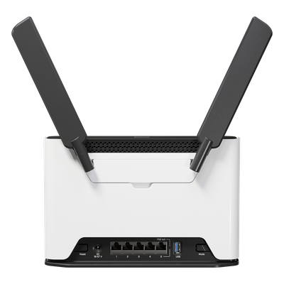 H53UIG-5HAXQ2HAXQ - Router Wi-Fi 6 / AX3600 / 4x4 MIMO / 5 Puertos Gigabit / CPU ARM 4 Núcleos 2.2 GHz / Antenas Externas 5-6 dBi / USB 3.0