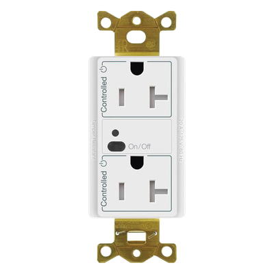 CAR2S20STRWH - Receptáculo Inalámbrico / 20 A / Split / RF Clear Connect / 18 m (59.1 ft) / Control Pico y Sensores
