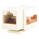 NK5E88MIWY - Jack Keystone / Cat 5e / 8P8C / Leadframe / T568A-B / Sin Blindaje / Blanco Mate
