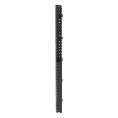 CWMPV3440 - Organizador Vertical de Cables / 40 UR / 1825 mm (70.8 in) / Ancho 74.6 mm (2.94 in) / PVC / Montaje Frontal