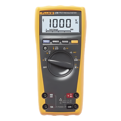 FLUKE-179ESFP - Multímetro Digital / True RMS / 6000 Counts / CAT III 1000V CAT IV 600V / Precisión 0.09% CC / Gráfico de Barras / Medición Temperatura -40°C a +400°C