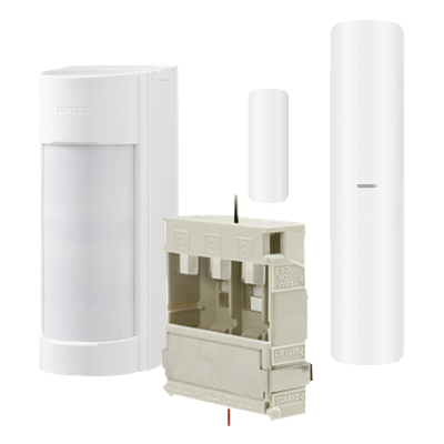 VXI-R-W-HKV - Detector de Movimiento PIR Inalámbrico / 12 m (39.4 ft) / 90° / 48 Zonas / IP55 / Doble Capa / AX PRO