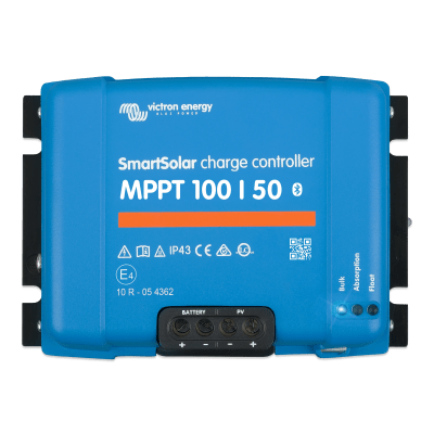 SSMPPT100/50 - Controlador de Carga Solar MPPT / 50A / 100V PV / 12-24V Auto / IP43 / Sin Ventilador / Bluetooth Integrado