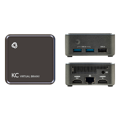 KC-VIRTUALBRAIN1 - KC-Virtual Brain1 | Plataforma de Control de Espacios | 1 Instancia BRAINware | Control por Ethernet | Configuración Simple | Diseño Compacto