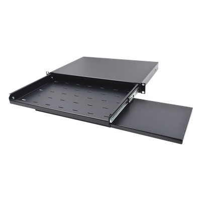 SCH-19X-12AT - Charola Abatible para Teclado y Ratón / Rack 19" / 1U / Superficie Antideslizante / Instalación Rápida