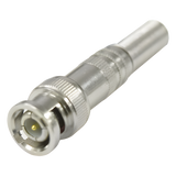 TT-RG-96 - Conector BNC Macho / 75 Ohm / Resorte de Presión / RG-59/RG-6 / Níquel-Oro-PTFE / 41.7 mm (0.14 ft) Largo