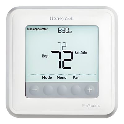 TH6210U2001/U - Termostato Programable / Bomba de Calor 2 Calor/1 Frío / Convencional 1 Calor/1 Frío / Pantalla 5.44 in² / Montaje UWP