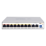 WI-PCES210G - Switch PoE Administrable en la Nube / 8 Puertos 10/100 Mbps PoE / 2 Puertos Uplink Gigabit / Presupuesto PoE 100 W / Alcance PoE 250 m (820.2 ft) / Soporte ONVIF
