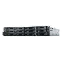 RX1223RP - Unidad de Expansión NAS / 12 Bahías SATA / HDD SSD 3.5" o 2.5" / Fuente Redundante / Plug-and-Play / Alta Disponibilidad