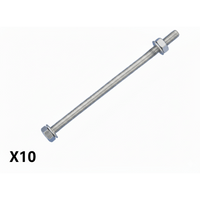 Kit de 10 Tornillos para Montar 1 Separador de Plástico