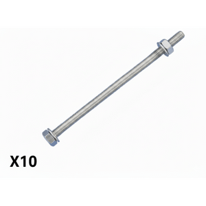 Kit de 10 Tornillos para Montar 1 Separador de Plástico