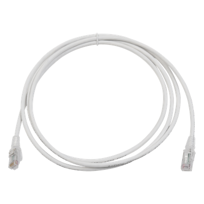 MC6-07-02B - Patch Cord Cat6 UTP / CM-LS0H / 2.13 m (7 ft) / Alta Densidad / PoE+ / 250 MHz