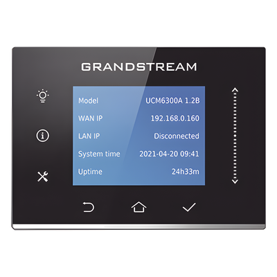 UCM6300A - UCM6300A, Conmutador IP, sin puertos FXO/FXS, 250 usuarios, 50 llamadas simultáneas, Audio Series