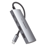 30758 - Ugreen 30758 hub de interfaz USB Tipo C 10000 Mbit/s Gris