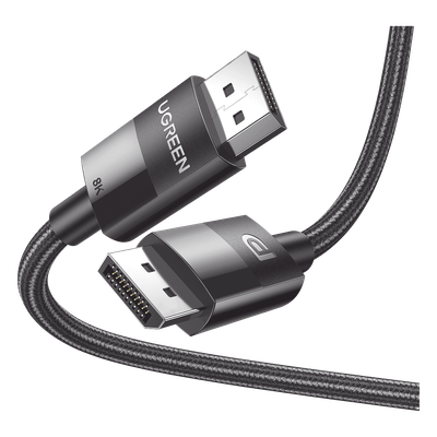 80392 - Cable DisplayPort / DP 1.4 / 2 m (6.56 ft) / 8K@60Hz / 4K@144Hz / 32.4 Gbps / Nylon trenzado / HDR / 3D