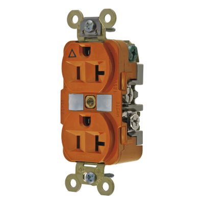 HUB-IG5362 - Contacto Dúplex Industrial / 20 A / 125 V / 2 Polos 3 Hilos / NEMA 5-20R / IP54 / Operación -40°C a 75°C (-40°F a 167°F)