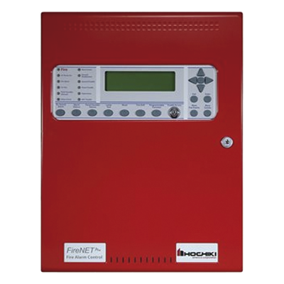 FNP-1127SP00RS-120 - Panel de Detección de Incendio Direccionable / 1 Lazo SLC / 254 Puntos por Lazo / 120V / LCD 8x40 Caracteres / RS-232 y RS-485 / En Español / Color Rojo