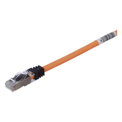 STP6X7OR - Patch Cord Cat6A / Blindado S/FTP / CM/LS0H / 2.13 m (7 ft) / Color Naranja
