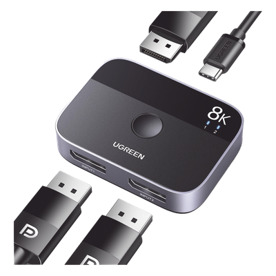 15708 - Ugreen 15708 interruptor de video DisplayPort
