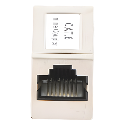 LPKJ647 - Acoplador Blindado STP / Cat6 / 2 Puertos RJ45 Hembra / 750 VCA RMS / AWG 24-26