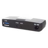 XMRREADER - Lector Externo de Disco Duro / USB 3.0 200 Mbps / USB 2.0 40 Mbps / Aluminio / -10°C a 70°C / 12VDC 1A
