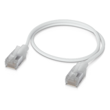 UACC-CABLE-PATCH-EL-C6A-0.3M-W - Patchcord Cat6A / 10G / PoE+++ / Etherlighting / 0.3 m (1 ft) / RJ45 Blindado
