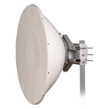 JRMD-1200-6-MIMO - Antena Direccional de Alto Rendimiento / 35.5 ± 1 dBi  / 4 ft / 5.9-7.125 GHz / Conectores RP-SMA / Alto Aislamiento al Ruido / Fácil Montaje y herraje de acero inoxidable /  Radomo Incluido
