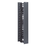 WMPV22E - Organizador Vertical de Cable / Doble Frontal y Posterior / 22.5 UR / 4.9in Ancho / 41.5ft Altura / Negro