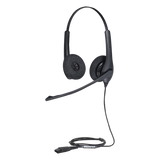 BIZ-1500-DUO-QD - Diadema Profesional / Cancelación de Ruido Avanzada / Brazo Articulado 270° / DSP Anti-Eco / PeakStop / Contact Center