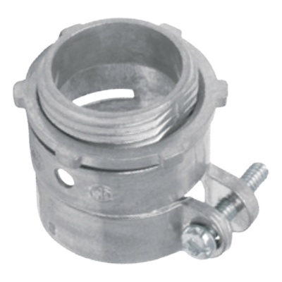 ANC-FXR212 - Conector Recto para Tubo Flexible / 2 1/2" (63 mm) / Diámetro 83 mm / Acabado Bruñido