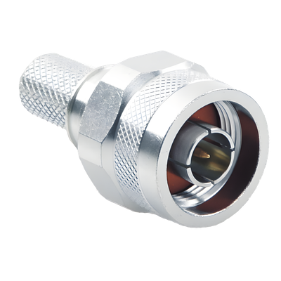 RFN-1006-49I - Conector N Macho / Pin Cautivo / Anillo Plegable / 0-11 GHz / 50 Ohm / Cables LMR-400, CNT-400, LP-400, RG8/U-SYS
